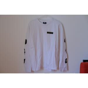 Undefeated Alpha Burton Trinity Long Sleeve Tee White L
